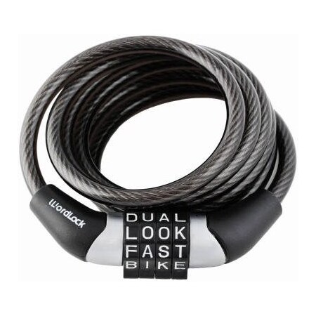 Wordlock BLK 4Dial Bike Lock CL-441-BK